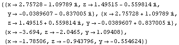 {{x2.75728 - 1.09789 , z1.49515 - 0.559814 , ... 754; -2.0465, y1.09408}, {x -1.78506, z -0.943796, y -0.554624}}